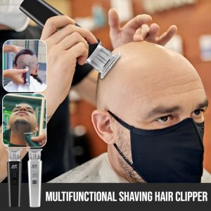 [Sharp Without Damaging The Skin] Multifunctional Shaving Hair Clipper Rechargeable Cordless Electric Hair Clipper With Free Haircut Set