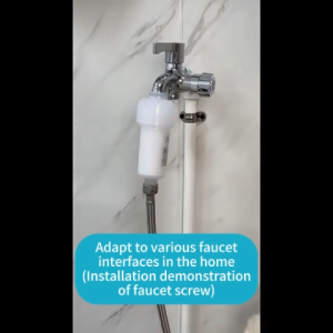 【JCSYFAC】 Water Filter Washing Machine Tap Water Purifier High Capacity Shower Head Water Filter Quick Replace Enhances Hair and Skin Health for Daily Showers