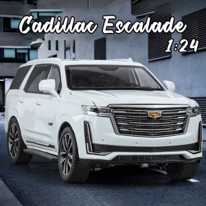 Quy Mô 1:24 Cadillac Escalade xe hợp kim Mô Hình Xe mô hình đúc Âm Thanh Ánh Sáng Xe Những Người Yêu Thích Bộ Sưu Tập Trẻ Em Món Quà Sinh Nhật Kim Loại Đồ chơi bé trai