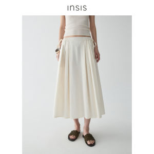 INSIS FEMME | Summer Drawstring Waist Flared A-Line Skirt