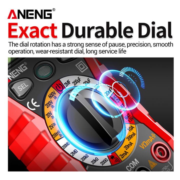 ANENG SZ301 Digital Multimeter AC/DC Votage Current Resistance ...