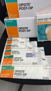 Smith & Nephew Opsite Post-Op Clear Adhensive Waterproof Dressings 66000713 66000712 Postop S&N 1 piece 施樂輝防水抗菌加墊片狀敷料