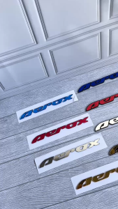EMBLEM motor aerox 3D AKRILIK TIMBUL 2pcs MOTOR Aerox 155 VVA Standar Aerox 155 VVA R-Version Aerox 155 VVA S-Version Aerox 155 VVA S Doxou YAMAHA AEROX 155 2023 Aerox 155 Connected Aerox 155 Cyber City Aerox 155 ABS Connected
