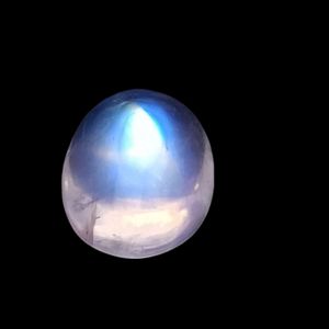 Batu Biduri Bulan Ceylon Asli Top Berklep Kristal Original