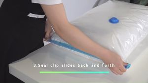 Free Shipping: 2pcs 80×120cm Travel Storage Resealable Vacuum Bags