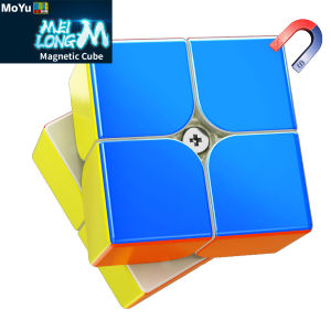 MoYu RS2M Evolution 2x2 Magnetic speed  mgaic cube 2x2  educational toy magnet cube Profession Puzzle Kids Educational Toys gift