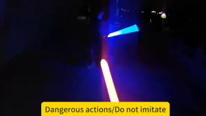 Swords RGB LED 2 in 1 Toys Kids Gift Sound Mute Birthday Christmas Gift for Doubled-Blade Lightsabers Toys