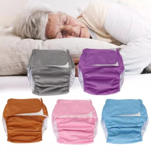 Adult Diapers Waterproof Washable Reusable Adult Elderly Cloth Diapers Pocket Nappies