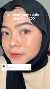 Softlens Minus NEW MORE DUBAI OCRE BROWN (0.00 sd -10.00) Diameter 14.5mm Gratis Tempat Soflens