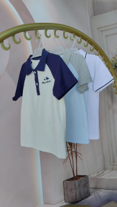 Kids Boys Christmas Outfit Multi Pocket Cargo Pants & Short Sleeve Collar Polo Shirt Damit Pang Alis for Boys 3-14Y