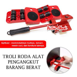Troli Roda Alat Pengangkut Pemindah Penggeger Barang Berat Furniture