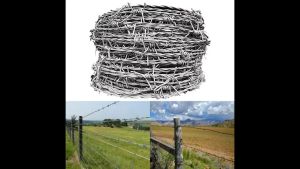 Double strand 2.2MM thickness 10/50/100 Meters Iron Barbed Wire Roll Fence Barbed Wire Anti-climb Protect Fence Galvanized Anti-rust Stee Wire