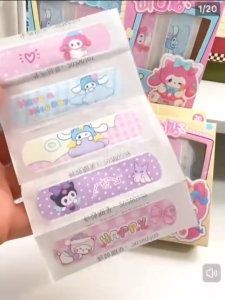 Cute Waterproof Injury Plaster /Comel Emergency Aids Tape Breathable Cartoon Band Aid Hemostasis Adhesive Bandages Kids
