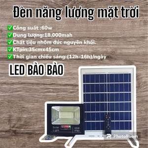 Đèn Pha Led năng lượng mặt trời cao cấp trong nhà và ngòai sân 100w 200w 300w 500w vỏ nhôm ip67 bảo hanh 2 năm