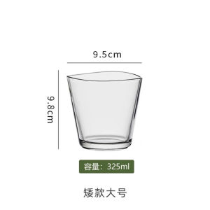 แก้วกาแฟ Drity ทรงไม่สมมาตร ที่รองรับความร้อนสูง แก้วใสแบบพับได้ สำหรับเครื่องดื่มแอลกอฮอล์ อเมริกันออลน้ำแข็ง แก้วดื่มเหล้า