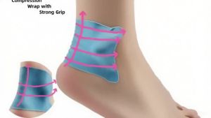 15pcs Cooling Athletic Support Tape High Elastic Breathable Ligament Stabilizer for Achilles Tendon Ankle Knee Shoulder