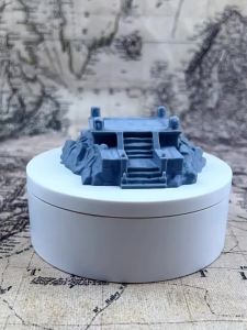 3D Printed Terrain Battlefield Platform With Stairs for Dnd/RPG Tabletop Wargaming Terrain Scenery