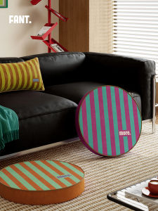 เก้าอี้หมู่บ้านแบบย้อนยุค Colindis เบาะนั่งทรงกลมหนาสำหรับหน้าร่มและหน้าต่างแบบหมุนได้ เบาะนั่งแบบญี่ปุ่น Tatami สำหรับใช้ในบ้าน