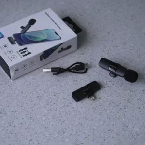 COD TaffSTUDIO Wireless Lavalier Lapel Microphone Vlogger Lightning 2.4GHz HO86 / mic konten kreator kecil suara jernih wireless / mic clip on suara jernih wireless / mic hp vokal suara jernih / mic untuk hp jarak jauh