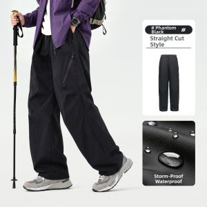 CAMEL | Water Repellent Hiking Trousers Long Pants