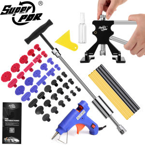 Super Pdr Professional Paintless Dent Repair Tool Set Car Body Dent Repair Tool Kit Hail Damage Dent Repair Tool Puller Suction