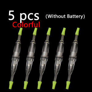Without Battery 5 pcs Flashing Two End Fishing Lights Underwater Fishing Lights Boat Fishing Night Bait Lights Taillights