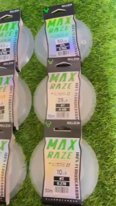 BULLZEN Max Raze 100% Fluorocarbon Leader 30m
