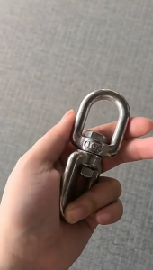 M4 M6 M8 M10 M12 Swivel Shackle Ring Connector Rotator SUS304 ห่วงคลาย ห่วงหมุน ลูกหมุนสแตนเลส ข้อต่อโซ่ โซ่ล่ามหมา