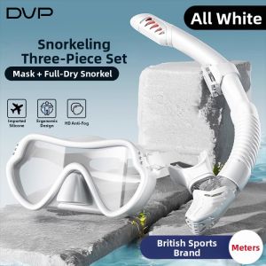 Dry Top Free Diving Mask and Snorkel Set