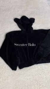 Vallen Sweater Hoodie Sherpa Crope Bulu Terbaru 2023