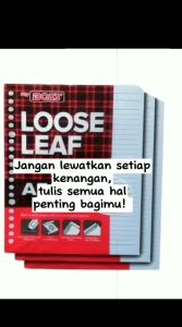 KERTAS LOOSE LEAF A5 TERMURAH / KERTAS BINDER ISI 50 & 100 SHEETS