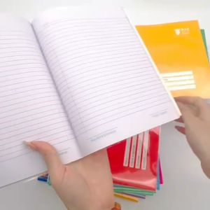 80LVS Film Cover K12 Composition writing Notepad 6.5"x8.5" For elementary Grade 1-3 elementary