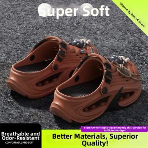 DAHONGNIANDAI | Antibacterial Anti-odor Slip-resistant Thick Sole Clog Sandals