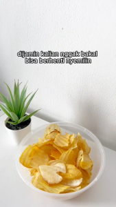 [DELISH SNACKS] Keripik Singkong Keju (Grosir) 250gr 500gr 1 KG / Snack Cemilan Grosiran Kiloan