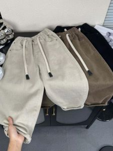 Boys Casual Loose Fashionable Spring Autumn Pants Korean Style Children's Clothing Breathable Long Trousers for Kids
