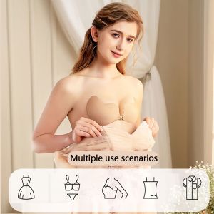 Invisible Bra Pads for Small Busts Push-Up and Lift DesignPure Color Hand WashablePerfect for Weddings and Special Occasions