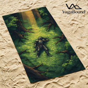 Pixel Knight Resting Quick Drying Beach Towels Ultra Lightweight Fast-drying Super Absorbent It is a must-have item for summer