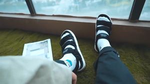 ส่งเร็ว ผู้ชาย รองเท้า สีขาว กระดูกร้าย การออกแบบ ตีนตู่ สายแบบรับได้ ผ้าโซนตู้ กับพื้น ครบสุด รูปร่างสวยทุกสี