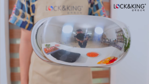 Chảo Bụng Béo Inox 316 Titanium Lock&King Belly LK-2633 26cm Kèm Vung 5 Lớp Liền Khối Chống Dính Dùng Mọi Loại Bếp
