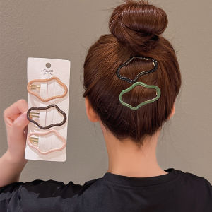 คลิปข้างสาวน่ารัก ผู้หญิงกิ๊บหนีบผม บีบีกลวงเมฆสไตล์เกาหลีกิ๊ปหนีบผม