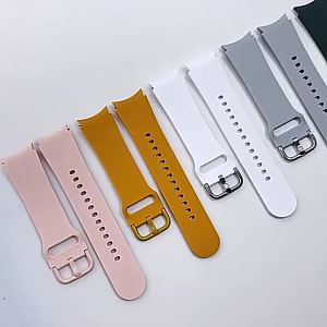 Silicone Strap For Samsung Galaxy Watch 7/6/5/4 40mm 44mm pro 45mm Sport 20mm Watchband Bracelet Galaxy Watch6 Classic 43mm 47mm