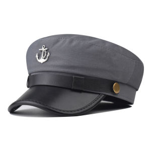 Newsboy Cap for Women Casual Beret Hat Military Sailor Captain Cap Vintage Painter Fiddler Hat Ivy Peaked Flat Cap
