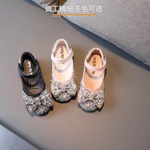 Sepatu Flat Anak Perempuan Sepatu Pesta Anak Cewek Fashion Blink Blink Crystal Mutiara