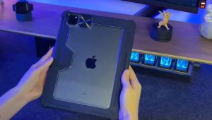 Bao da chống sốc cho iPad 10.2 2019 / 2020 / 2021 / iPad Gen 8 hiệu Nillkin Bumper Pro có ngăn đựng bút chống va đập - Phân phối bởi Hotphukien
