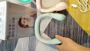 Quạt Đeo Cổ Không Cánh Tích Điện Liaobel 5 Cấp Độ Gió Siêu Nhẹ