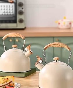 Whistle kettle stainless steel kettle large capacity induction cooker gas stove universal