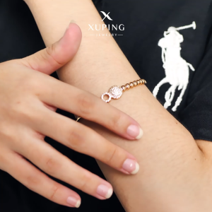 Xuping Gelang Kaku Tangan Mata Bulat Bijilada Fashion Wanita 0131230185
