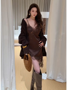 SHANGSHA | Elegant and Luxurious Knitted Tank Two-Piece Set
