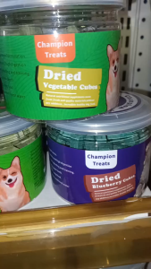 Champion Treats Dried CUBES 18 FLAVORS 160G PET DOG TREATS snacks training treats