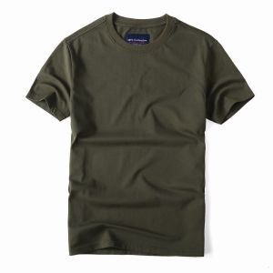 YUANZOU | Áo Thun Dài Tay Co Dãn Họa Tiết Camo Cotton Cổ Tròn Phong Cách Retro